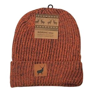 Nordic Bliss Winter Beanie Adult Unisex Knitted Hat